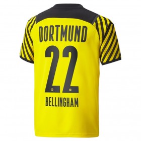 Koszulka BVB Borussia Dortmund Jude Bellingham 22 Główna 2021/22 - Koszulki Piłkarskie